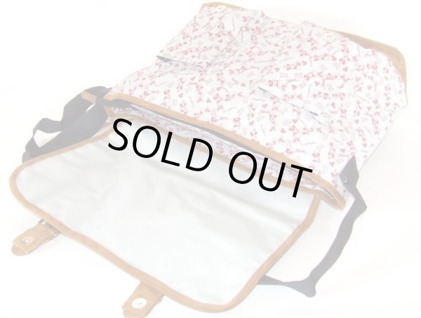 画像4: 【特売】Disneyミニーマウス総柄メッセンジャーバッグ (4)