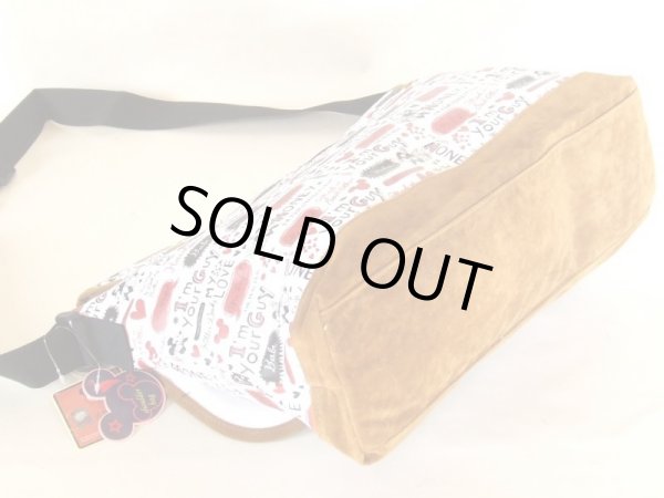 画像3: 【特売】Disneyミッキーマウス総柄メッセンジャーバッグＡ（２色有） (3)