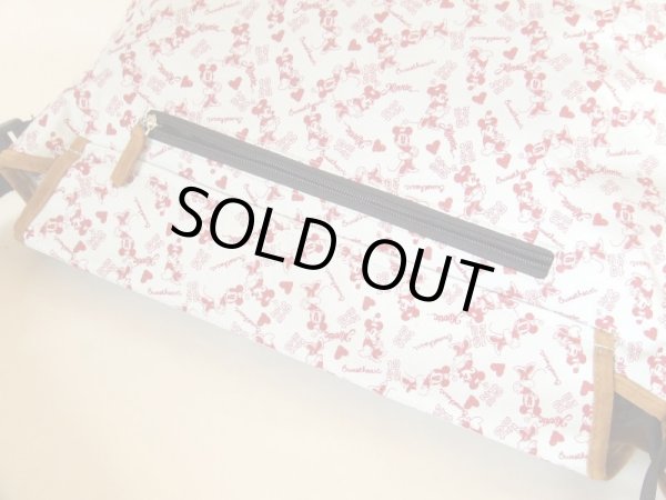 画像3: 【特売】Disneyミニーマウス総柄メッセンジャーバッグ (3)