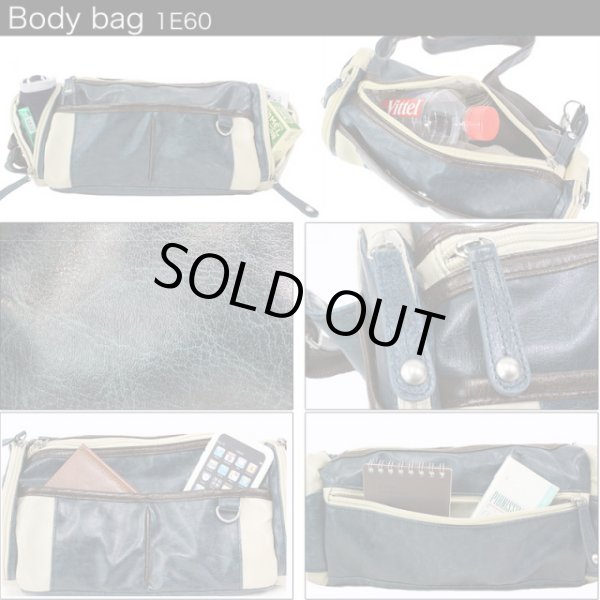 画像2: メンズ＆レディースCORE合皮2WAYウエストバッグ・ボディバッグ（４色有） (2)