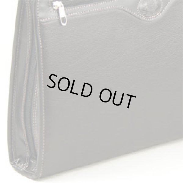 画像3: クレイドルリバー合皮抱えセカンドバッグA4【豊岡製】(２色有) (3)