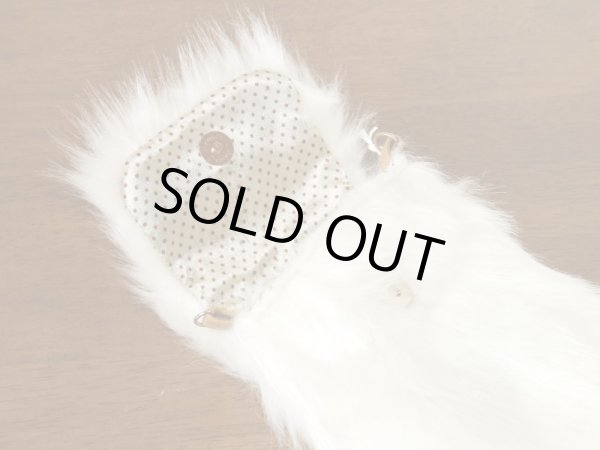 画像3: スマホフェイクファーポシェット（２色有）【メール便ok】 (3)