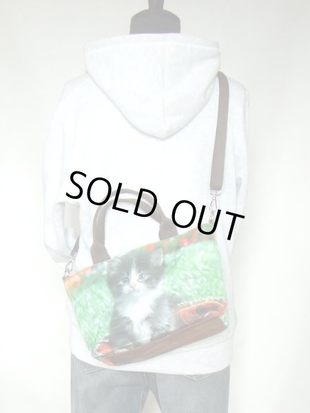 画像5: 小猫転写2way手提げバッグ【メール便ok】 (5)