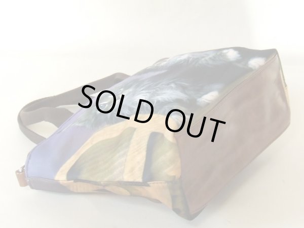 画像2: 【メール便ok】小猫２匹転写2way手提げバッグ (2)