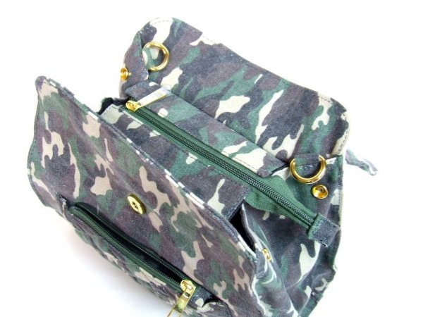 画像4: ＜訳あり＞＜値下げ＞３ＷＡＹ迷彩カモフラリュック＆ショルダーバッグ／レディース (4)