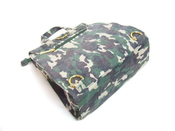 画像2: ＜訳あり＞＜値下げ＞３ＷＡＹ迷彩カモフラリュック＆ショルダーバッグ／レディース (2)