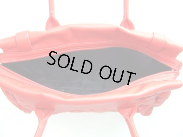 画像4: 【sale】渋谷109D'angelaスタッズキルトハンドバッグ（赤） (4)