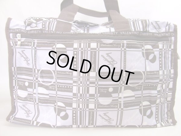 画像2: VALENTINO CHRISTY幾何学模様2wayボストンバッグ（３色有） (2)