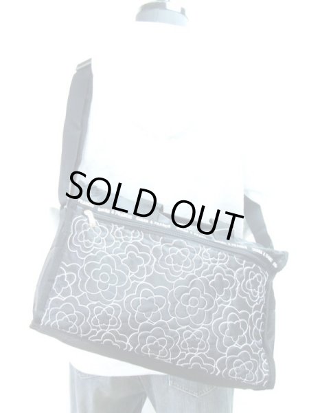 画像7: フラワー刺繍軽量2wayボストンバッグ（３色有） (7)