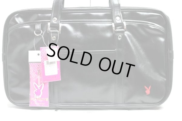 画像4: PLAYBOYプレイボーイ合皮スクールバッグ (4)