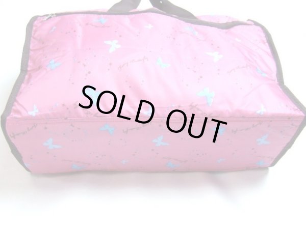 画像2: moamoa傘生地蝶柄2wayボストンバッグ (2)