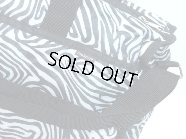 画像5: moamoa傘生地ゼブラ柄2wayボストンバッグ (5)