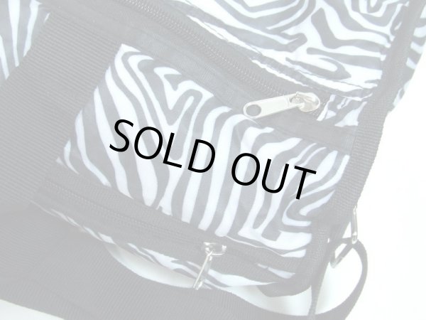 画像4: moamoa傘生地ゼブラ柄2wayボストンバッグ (4)