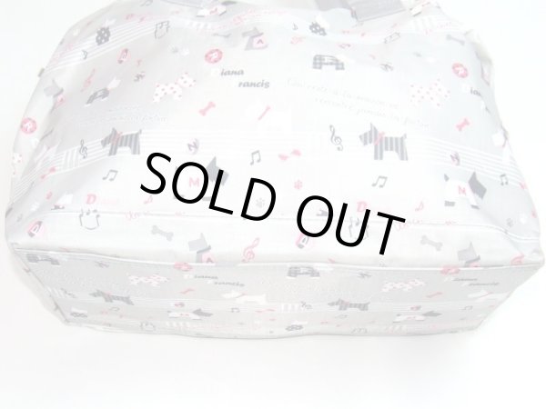 画像5: 犬のイラスト＆音符2way軽量ボストンバッグ（４色有） (5)