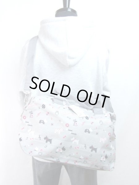 画像10: 犬のイラスト＆音符2way軽量ボストンバッグ（４色有） (10)