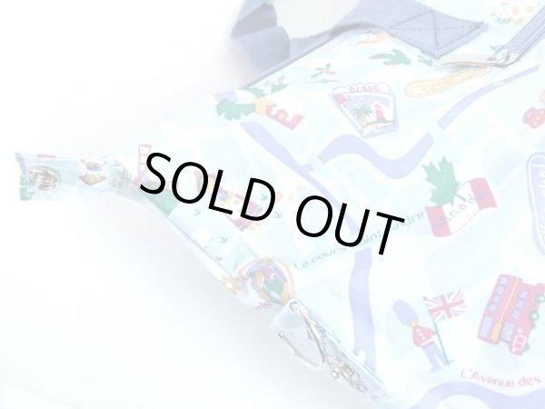 画像5: 世界名所イラスト2way軽量ボストンバッグ（３色有） (5)