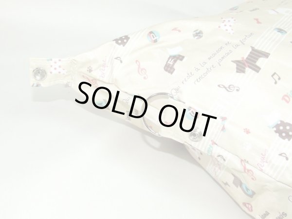 画像7: 犬のイラスト＆音符2way軽量ボストンバッグ（４色有） (7)