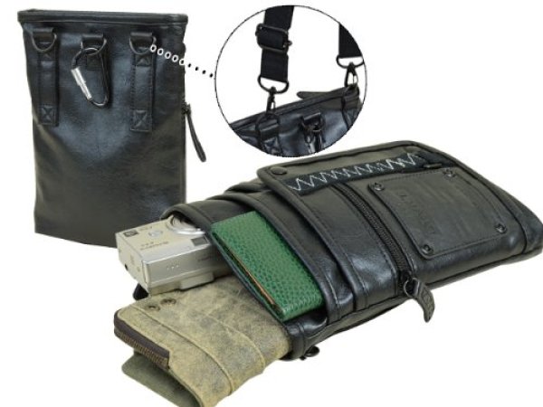 画像4: 機能的なオープンポケ2WAYシザーバッグ（３色有） (4)