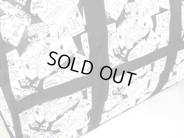 画像5: snoopyスヌーピー１２ポケコミック柄2wayボストンバッグ (5)