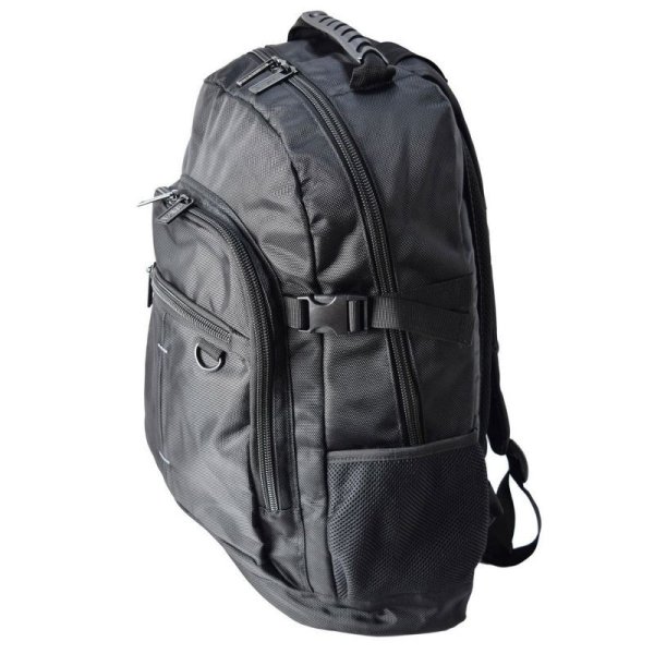 画像4: 通勤通学ビジネスにおすすめ！ジャーメインギアＰＣ対応メンズリュックサック２０Ｌ黒 (4)