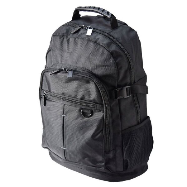 画像2: 通勤通学ビジネスにおすすめ！ジャーメインギアＰＣ対応メンズリュックサック２０Ｌ黒 (2)