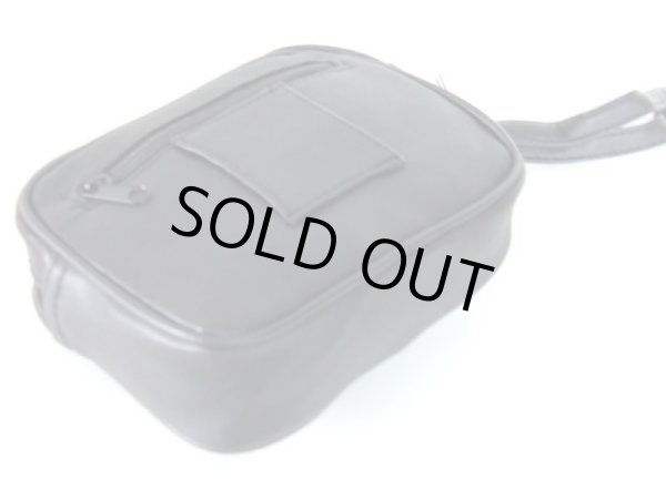 画像2: 革付属２ＷＡＹウエストポーチ黒【メール便ok】 (2)