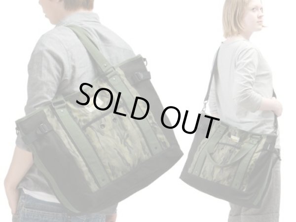 画像5: DEVICE大容量迷彩柄2WAY帆布トートバッグＡ３ (5)