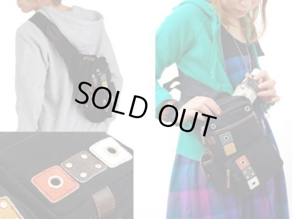 画像5: BLOCKSポケット６個付きボディバッグ (5)