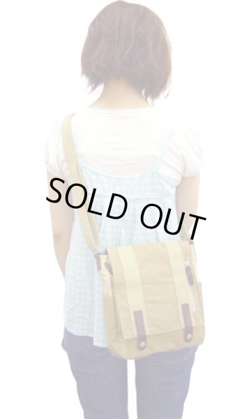 画像7: 帆布工房CROSSOVERショルダーバッグB5サイズ／ベージュ (7)