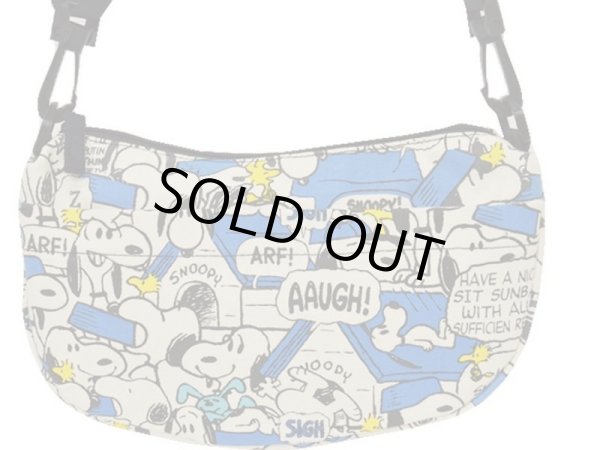 画像2: スヌーピーsnoopy総柄ショルダーバッグ【メール便ok】 (2)