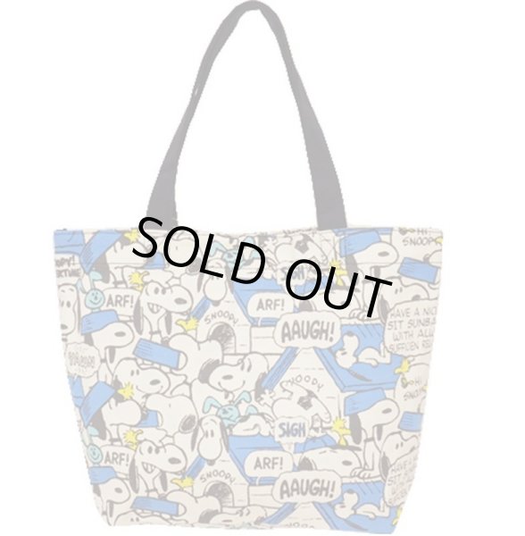 画像3: スヌーピー(snoopy)総柄トートバッグ【メール便ok】 (3)