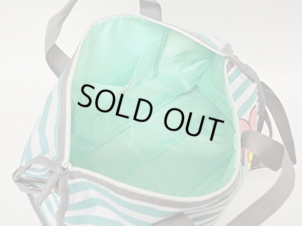 画像6: マイメロボーダートラベルボストンバッグ (6)