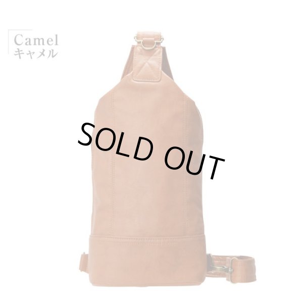 画像3: シンプルデザインフェイクレザーボディバッグ（４色有） (3)