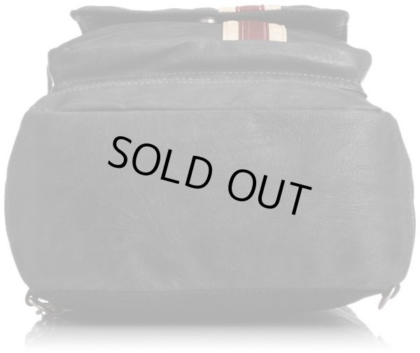 画像3: CUBICCORE　Ａ４対応１ライン合皮ボディバッグ黒 (3)