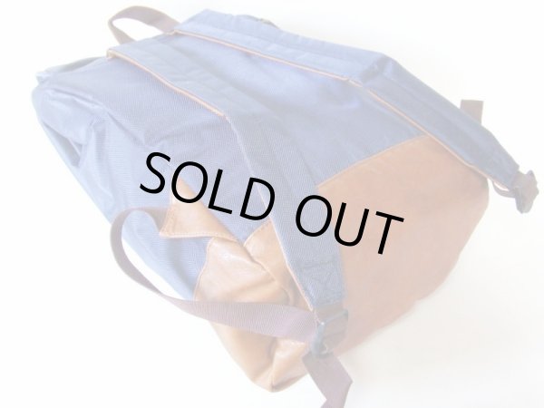 画像2: anello２ベルト大きめリュックサック紺 (2)