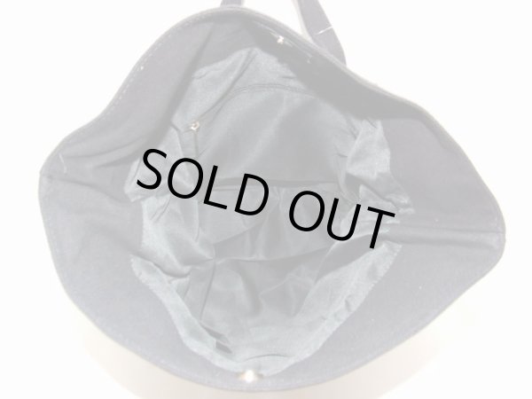 画像6: おにぎりいただきます刺繍リュックサック黒 (6)