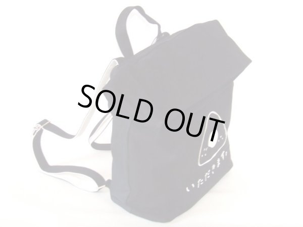 画像3: おにぎりいただきます刺繍リュックサック黒 (3)