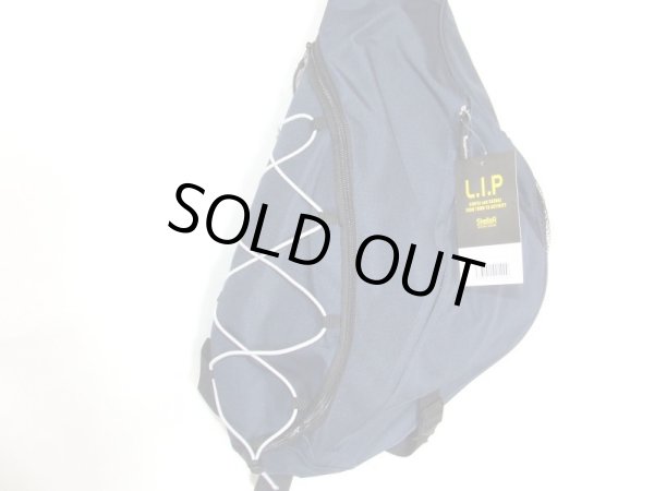 画像3: L.I.P無地ワンショルダーバッグ（紺） (3)