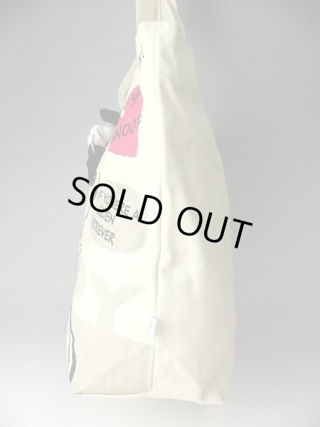 画像3: スヌーピー(snoopy)シュシュ付属トートバッグＡ４（２色有） (3)