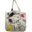 画像1: スヌーピー(snoopy)シュシュ付属トートバッグＡ４（２色有） (1)