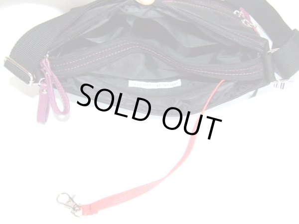 画像5: ２室構造極薄ショルダーバッグ（黒） (5)