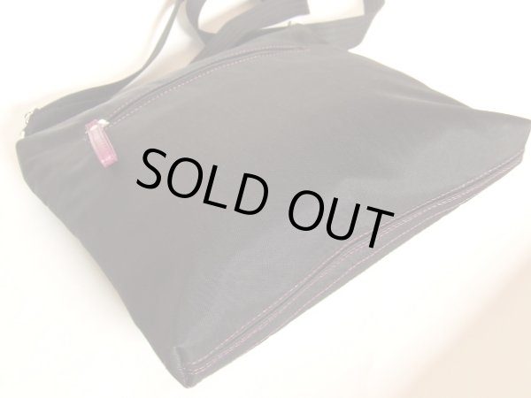 画像3: ２室構造極薄ショルダーバッグ（黒） (3)