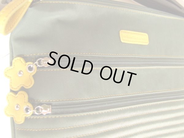 画像3: ２室構造極薄ショルダーバッグ（緑） (3)