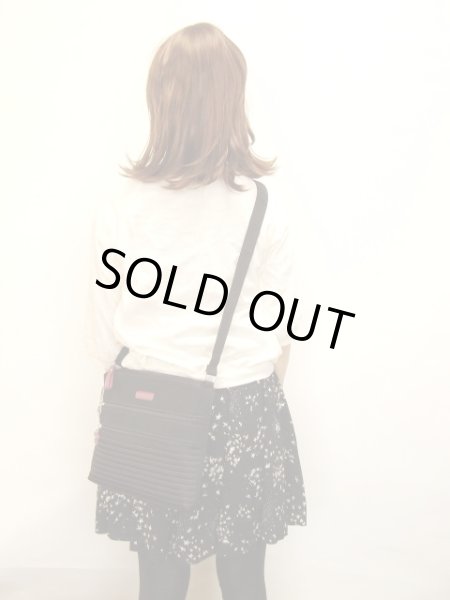 画像6: ２室構造極薄ショルダーバッグ（黒） (6)