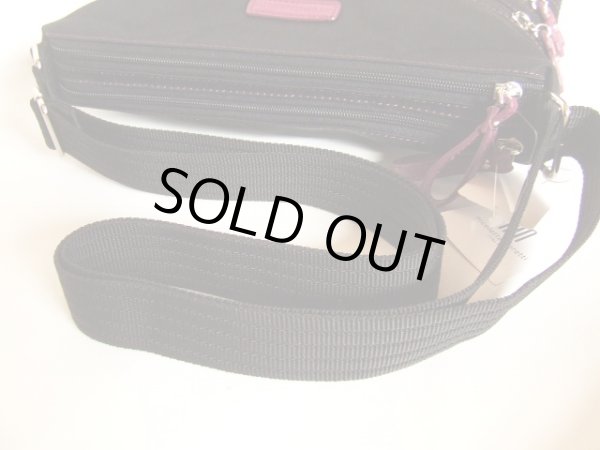 画像4: ２室構造極薄ショルダーバッグ（黒） (4)