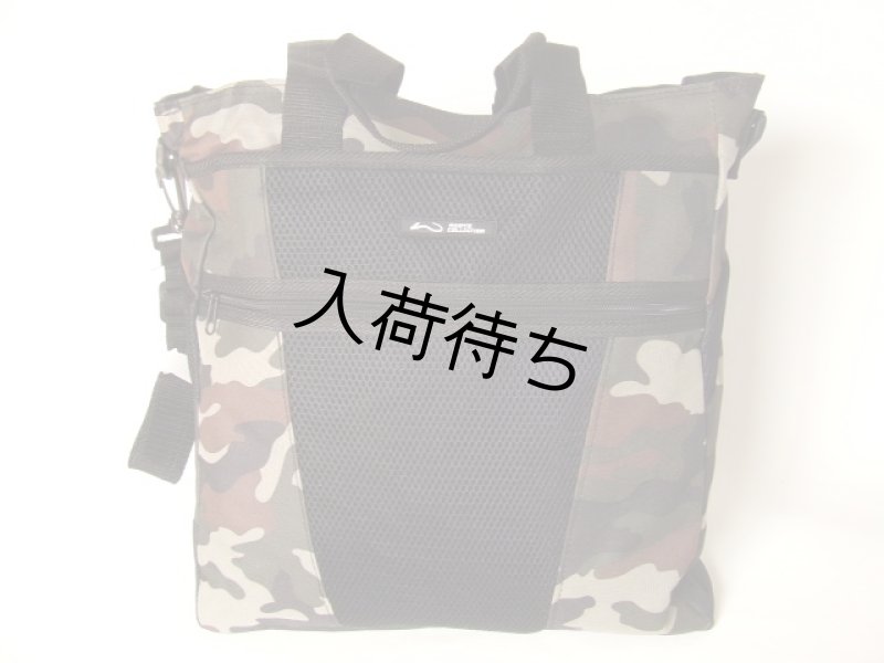 画像1: カモフラ迷彩メッシュ2wayトートバッグ (1)