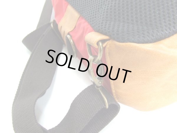 画像6: DEVICEアウトドア丈夫なナイロンボディバッグ赤 (6)