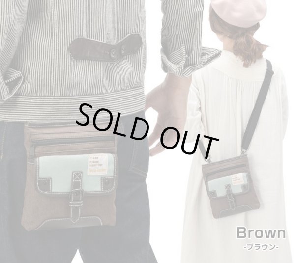 画像5: Depa-Gardenコットン3wayシザーバッグ茶【メール便ok】 (5)