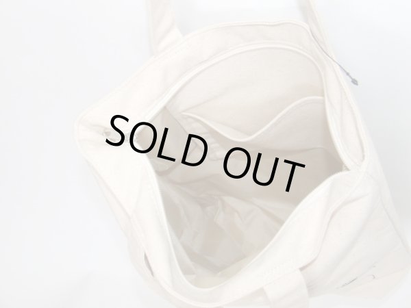 画像3: 目を引く白熊グラフィック帆布トートバッグ (3)