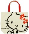 画像1: ハローキティ(HELLO KITTY)ビッグトートバッグ（２色有） (1)